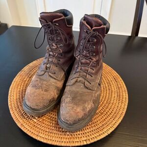 Red Wing 2408 Mens 9.5 D Steel Toe Work Boots Leather Made in USA EH 8-Inch